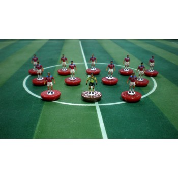 Subbuteo Andrew Table Soccer England 1982 Worrld Cup Team on classic Hasbro bases